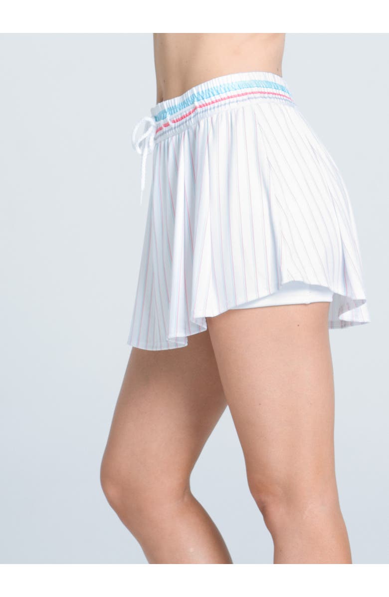 Lucky in Love High Waist Retro Skirt, Alternate, color, White