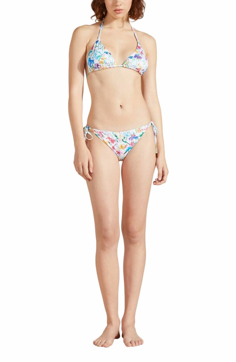 Vilebrequin Women's Happy Flowers Mini Brief Bikini Bottom, Main, color, 