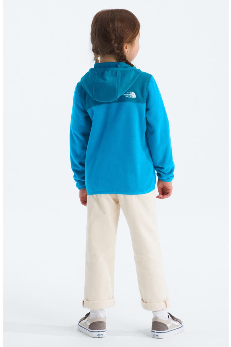 Kids' Glacier Polar Fleece Zip-Up Hoodie, Alternate, color, MERIDIAN BLUE/ DUSK BLUE