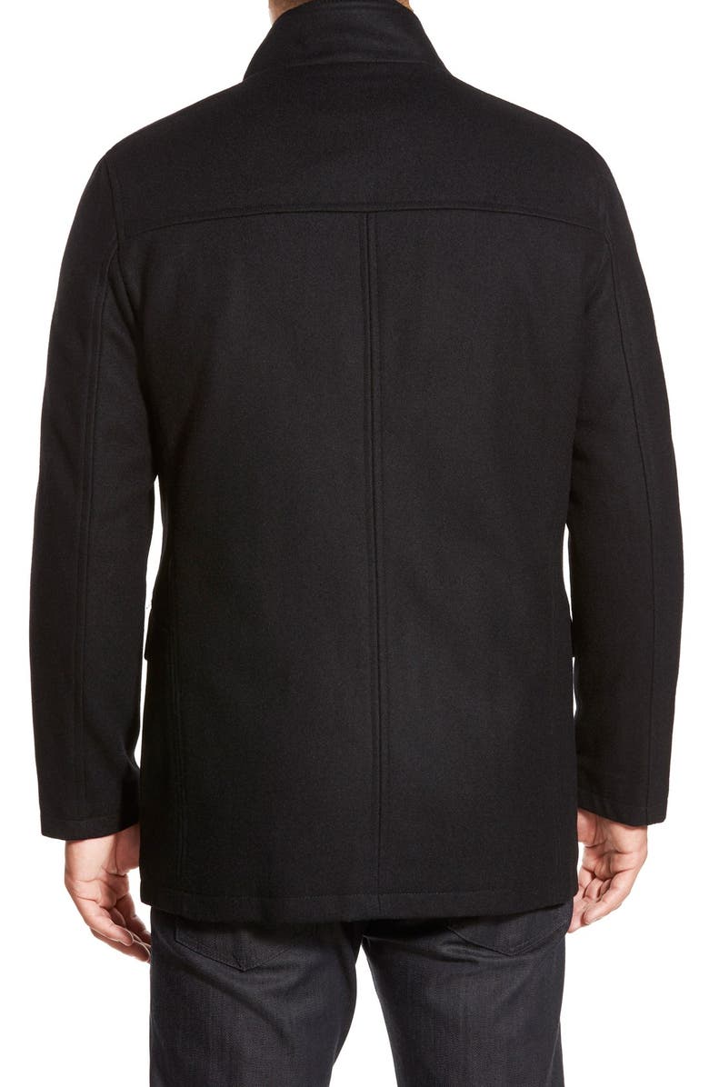 Cole Haan Wool Blend Jacket, Alternate, color, Black