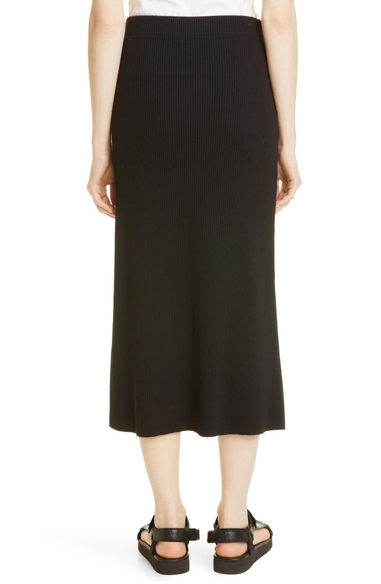 Vince Ribbed Midi Skirt, Alternate, color,