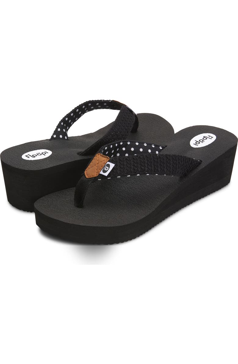 FLOOPI Comfort Sponge Wedge Sandal, Alternate, color,