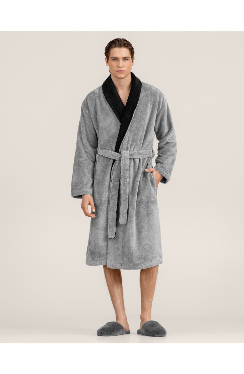 Togas Lordi Men's Bathrobe, Alternate, color, Grey