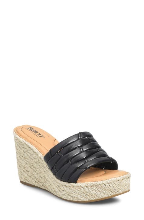 Aneesa Espadrille Wedge Slide Sandal (Women)