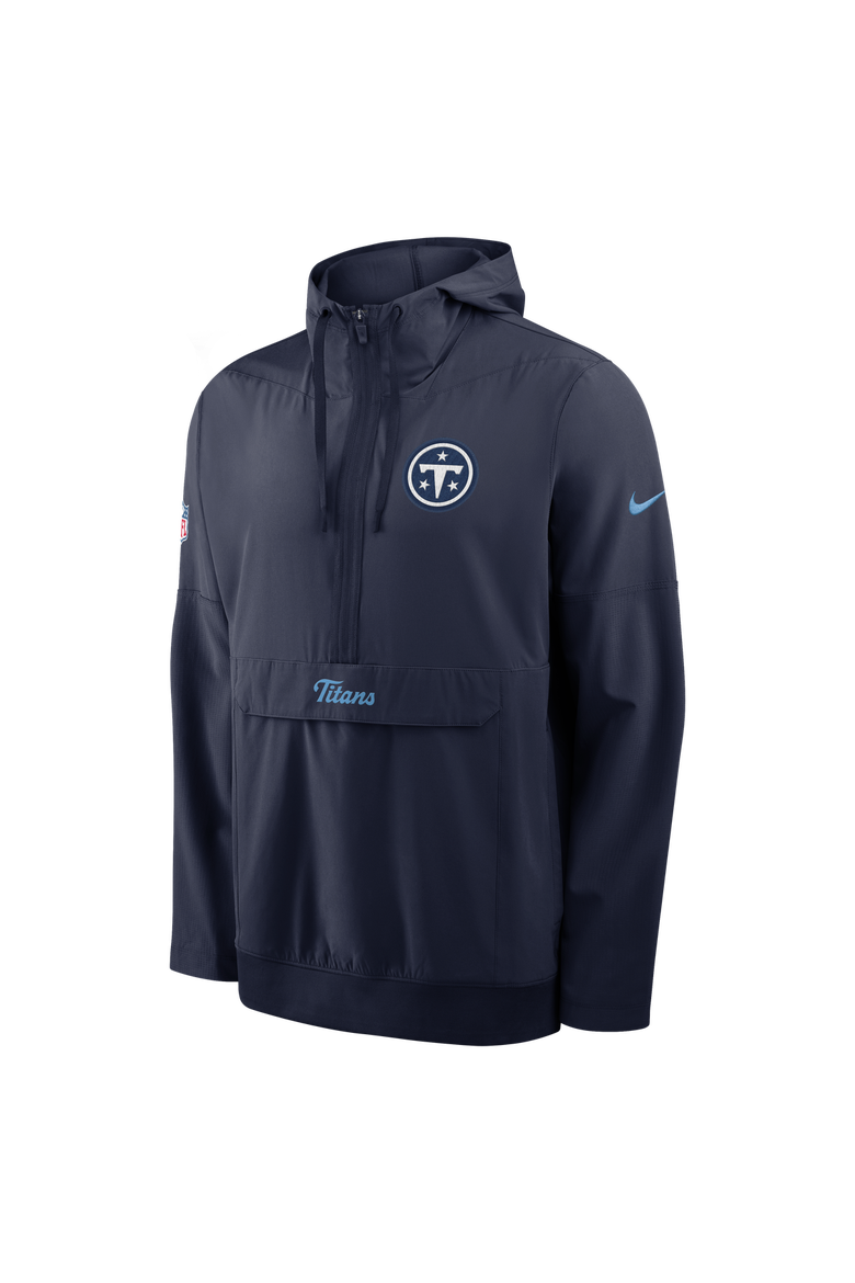 Men's Nike  Navy Tennessee Titans 2026 Rivalries Collection Sideline Anorak Half-Zip Jacket, Alternate, color, Navy