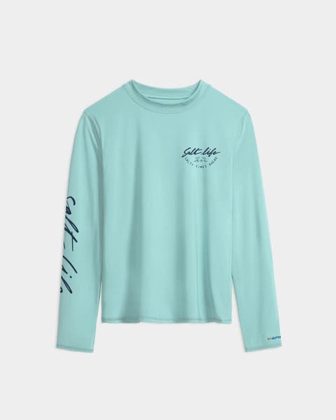 Escape to Paradise Performance Long Sleeve Tee