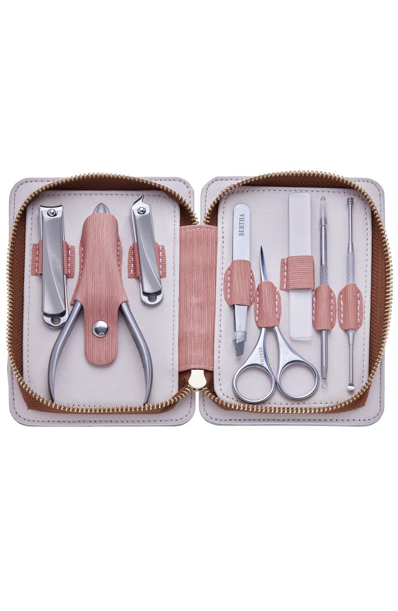 BERTHA Melina 8 Piece Surgical Steel Groom Kit, Alternate, color, Grey
