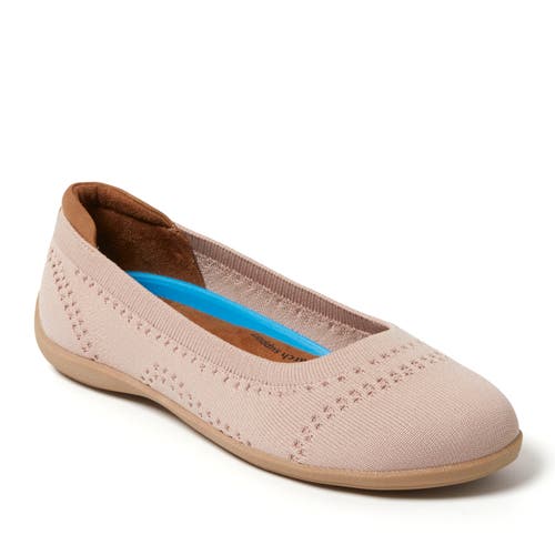 Dearfoams Misty Ballet Flat In Pink