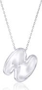 SIMONA Bubble Initial Pendant Necklace