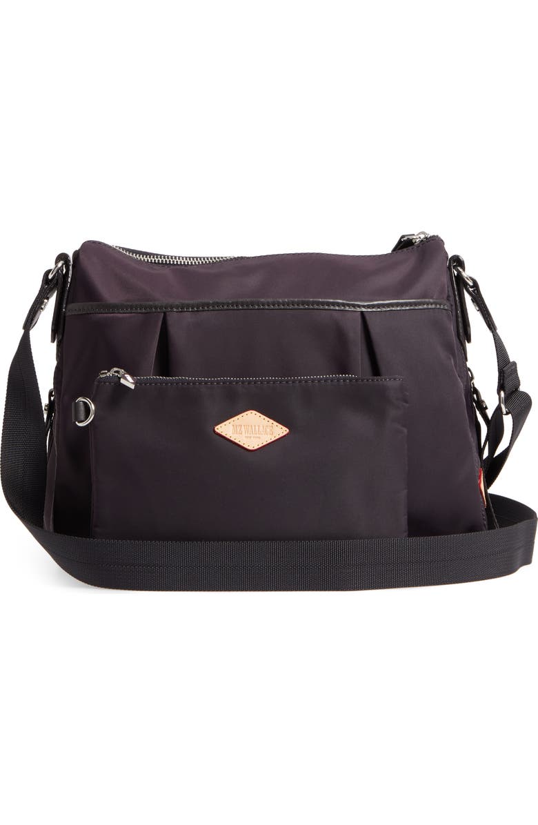 MZ Wallace Paige Crossbody Bag, Alternate, color, Damson