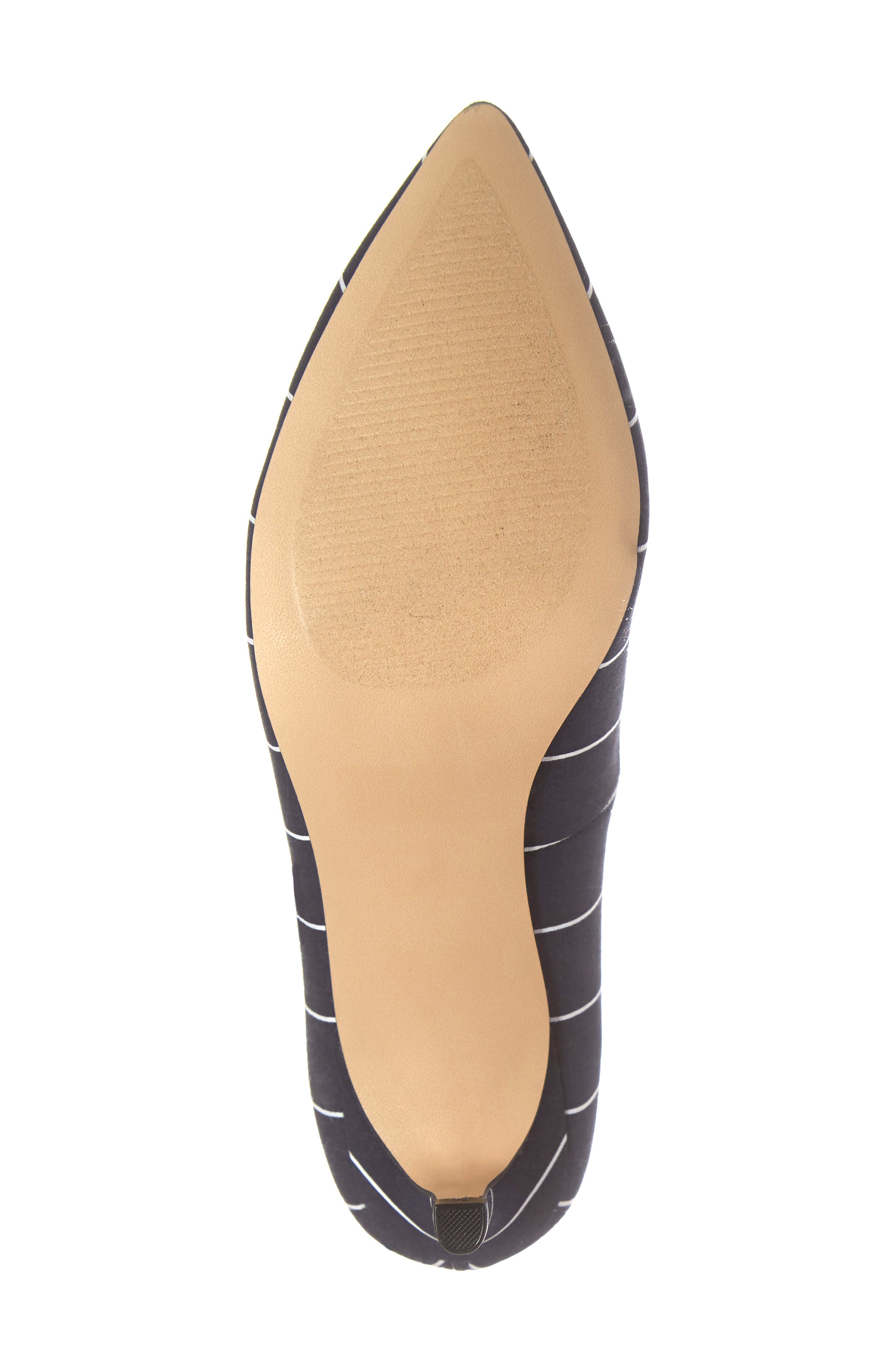 Hit Pan Pump, Alternate, color, NAVY STRIPE FABRIC
