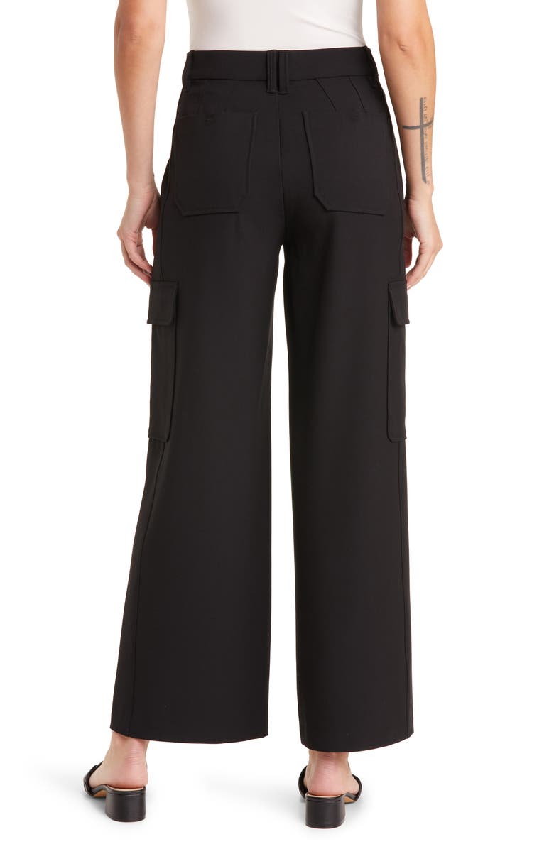Wit & Wisdom 'Ab'Solution Skyrise Pleated Wide Leg Cargo Pants, Alternate, color, 