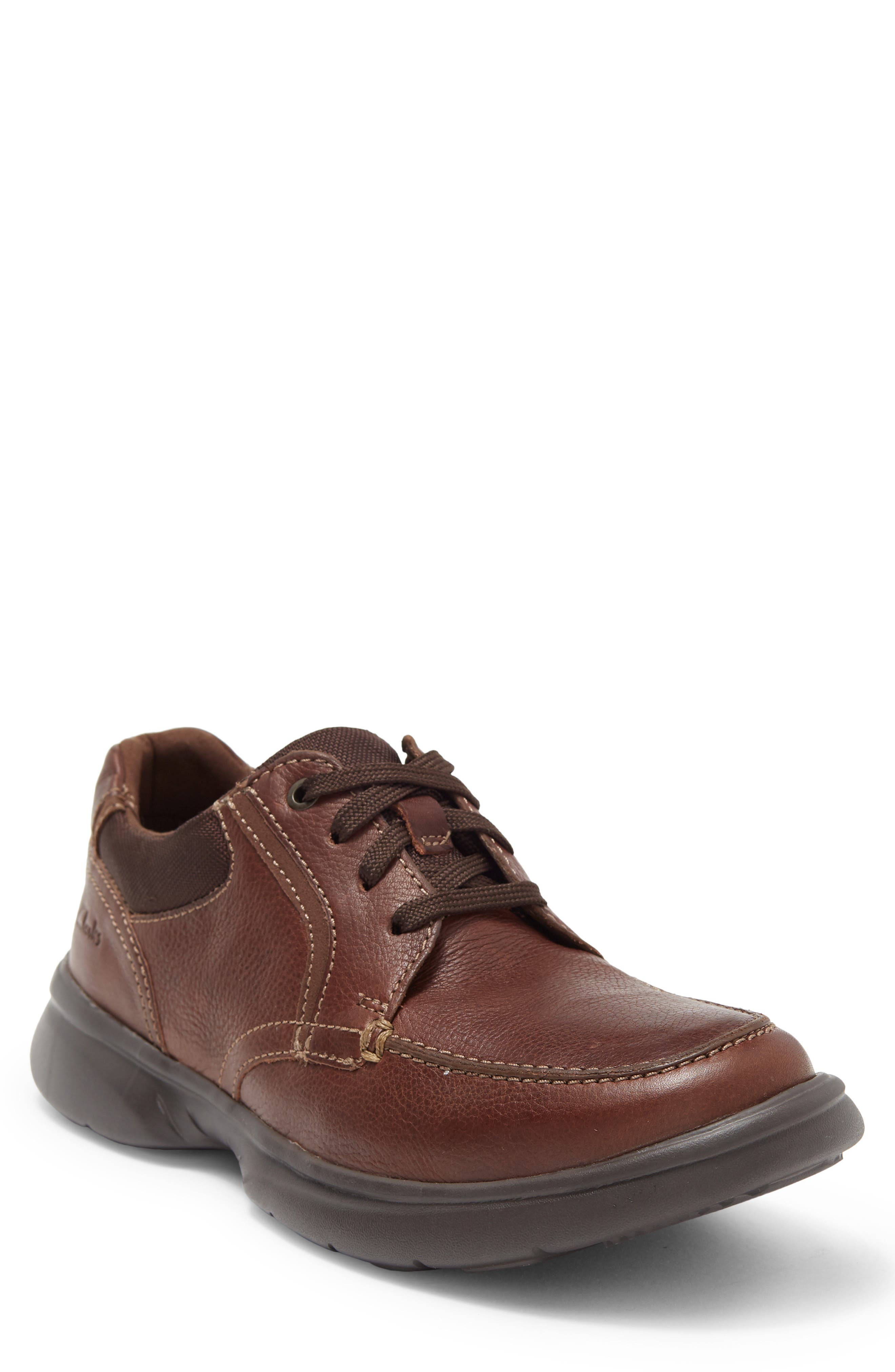 Clarks<sup>®</sup> Bradley Vibe Moc Toe Sneaker - Wide Width Available, Main, color, 