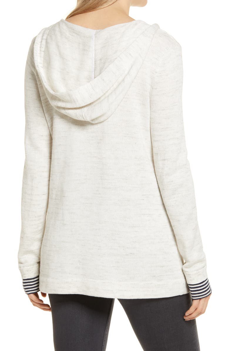 NIC+ZOE Lace-Up Hoodie, Alternate, color, 