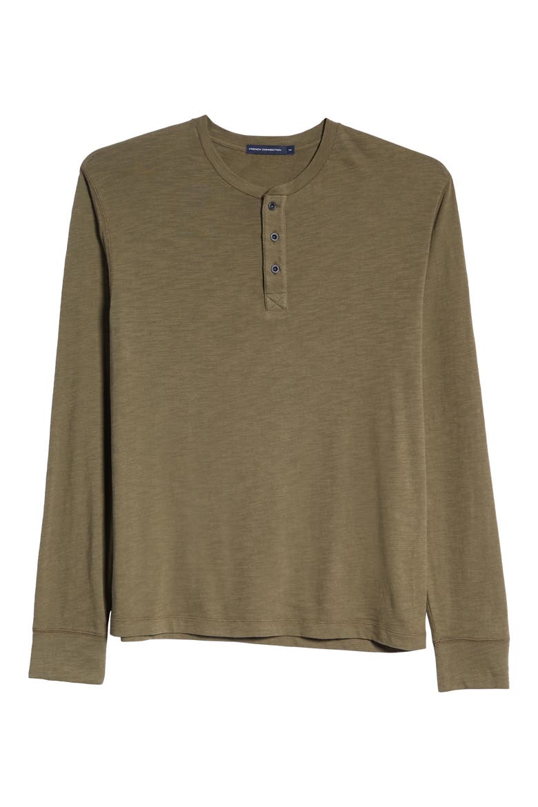 Long Sleeve Slub Henley, Alternate, color, DUSKY MEADOW GREEN