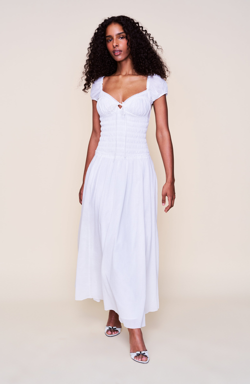 Guizio Formentera Maxi Dress in White at Nordstrom, Size Small