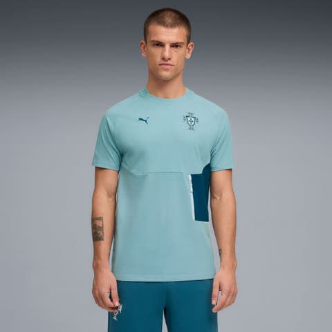 Men's Puma Mint Portugal National Team PumaTech Pocket T-Shirt