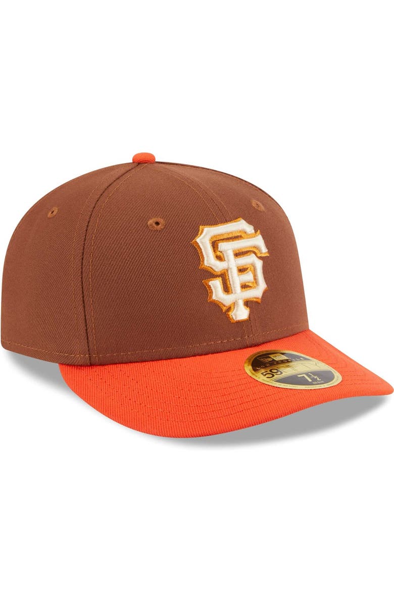 New Era Men's New Era Brown San Francisco Giants Tiramisu Low Profile 59FIFTY Fitted Hat, Alternate, color, 