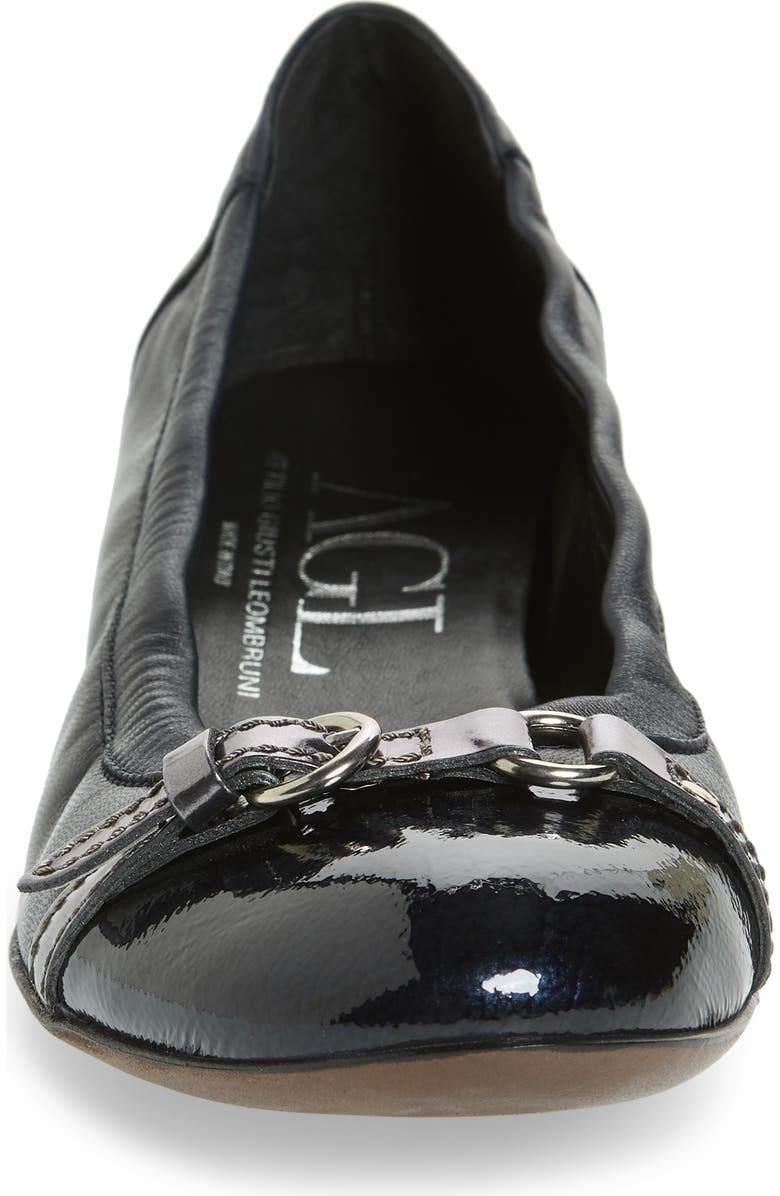 AGL Cap Toe Ballerina Flat, Alternate, color,