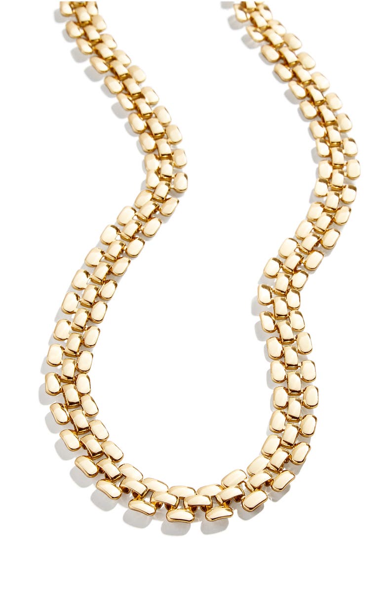 BaubleBar Chain Link Necklace, Alternate, color, 