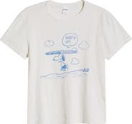 Re/Done Peanuts® Surf Snoopy Graphic T-Shirt