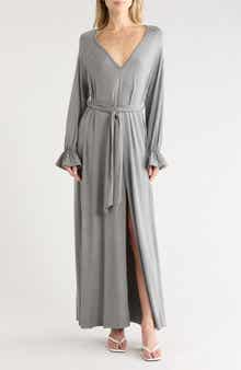 Oversize Bell Sleeve Maxi Dress
