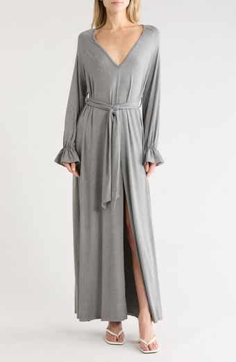 Oversize Bell Sleeve Maxi Dress