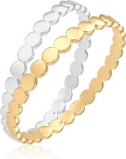 Vince Camuto Set of 2 Two Tone Bangles