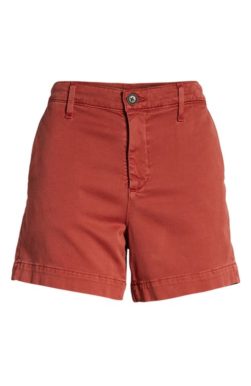 Ag Caden Tailored Trouser Shorts In Red