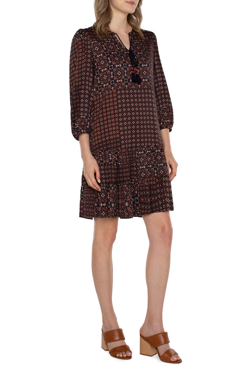 Liverpool Los Angeles Boho Shift Dress, Alternate, color,