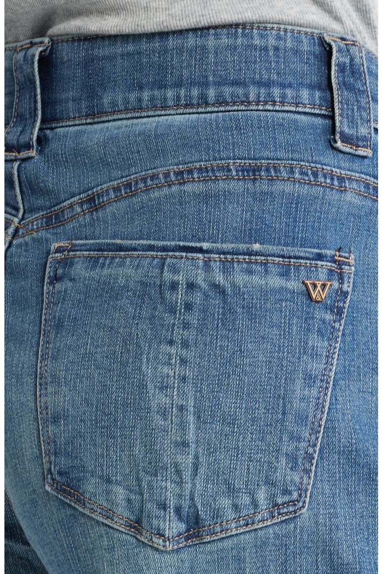 Skyrise Wide Leg Jeans, Alternate, color, MID BLUE ARTISANAL