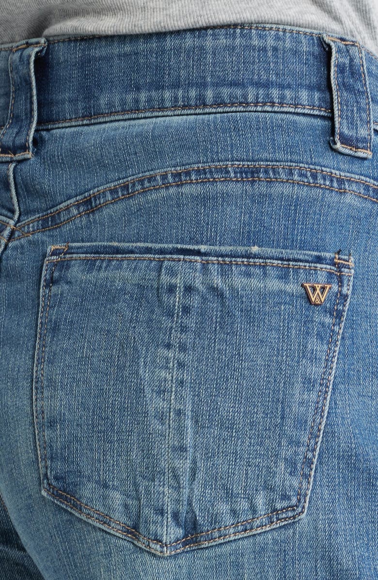 Wit & Wisdom Skyrise Wide Leg Jeans, Alternate, color, Mid Blue Artisanal