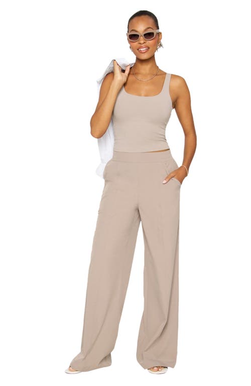 Fabletics Downtown Wide Leg Pant In Neutral