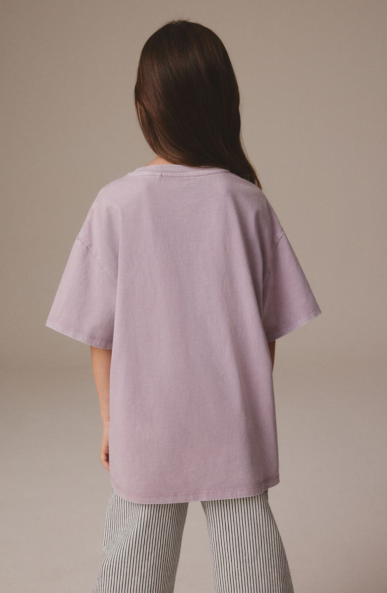 NEXT Kids' Hidden Paradise Oversize Graphic T-Shirt, Alternate, color, Pink