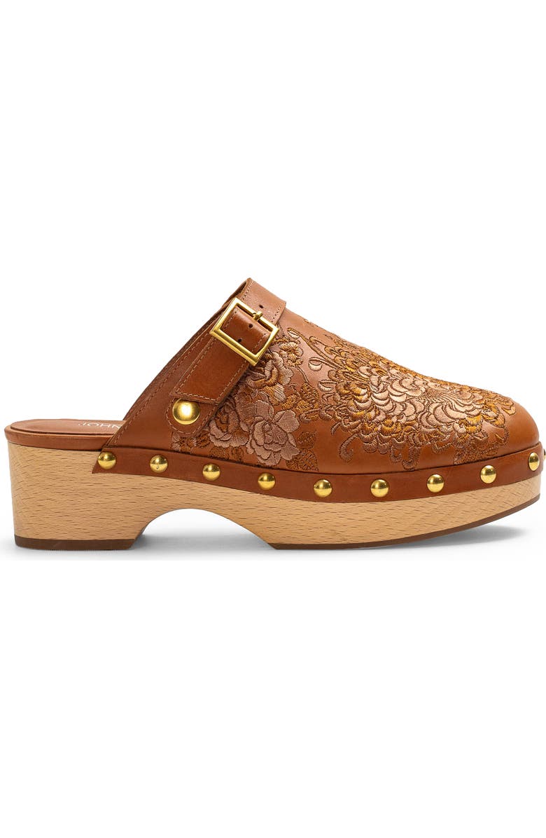 Johnny Was Floral Embroidered Clog, Alternate, color,