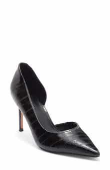 Steve Madden Nula Pointed Toe Half d'Orsay Pump