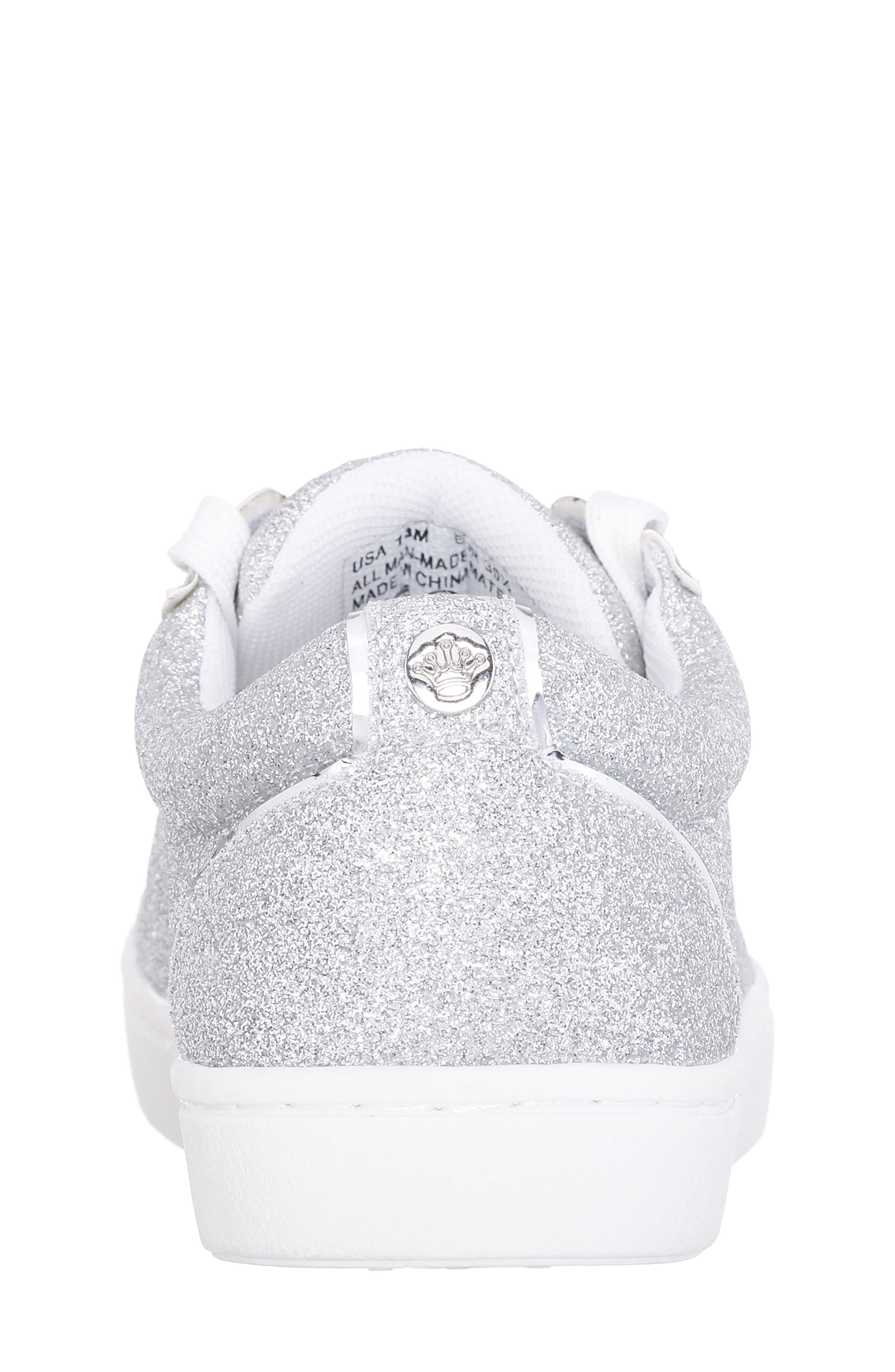Nina Kids' Glitter Sneaker, Alternate, color, Slvglt