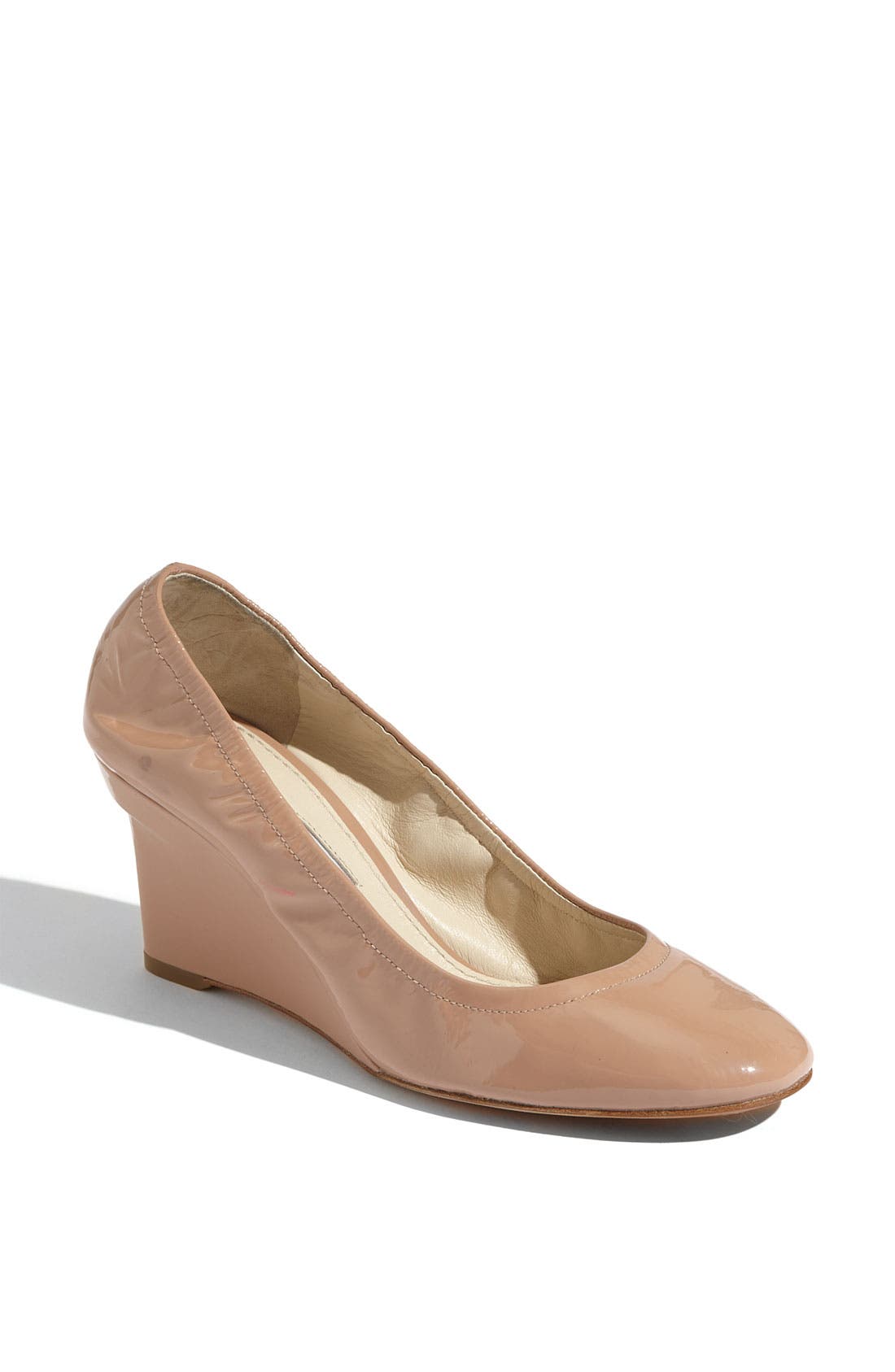 'Monique' Pump, Main, color, LATTE PATENT