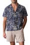 selected Navy/ White Island Motif