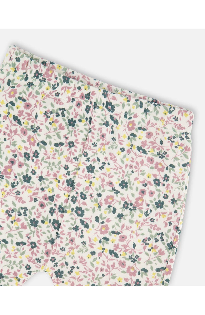 Deux par Deux Organic Cotton Evolutive Pant and Long Sleeve Top Set, Alternate, color, Neutral Purple