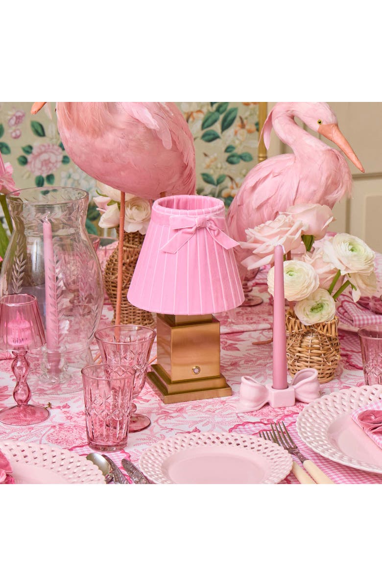 Mrs. Alice Square Rechargeable Lamp, Alternate, color, Brass