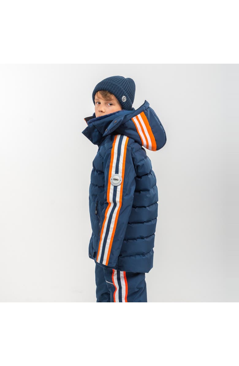 ÖSNO Luca Luxury  Snowsuit With Sleek Design, Alternate, color, Navy Blue