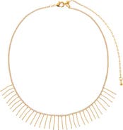 BY ADINA EDEN Mini Fringe Detail Choker Necklace