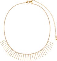 BY ADINA EDEN Mini Fringe Detail Choker Necklace