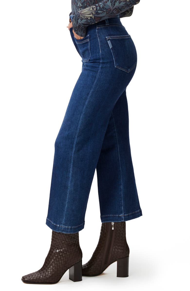PAIGE Spotlight Patch Pocket Wide Leg Jeans, Alternate, color, 