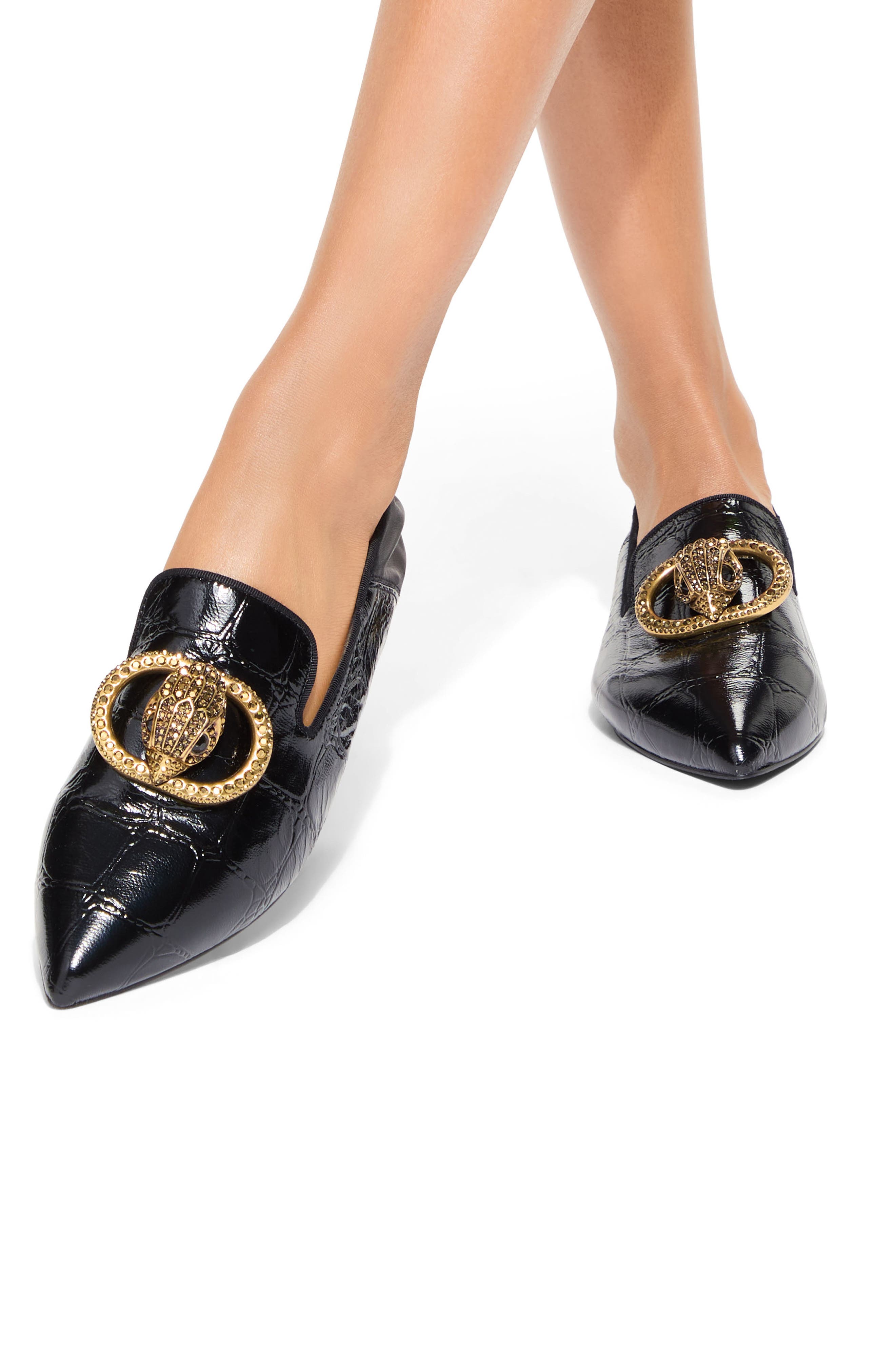 Kurt Geiger London Chelsea Flat Loafer, Alternate, color, Black