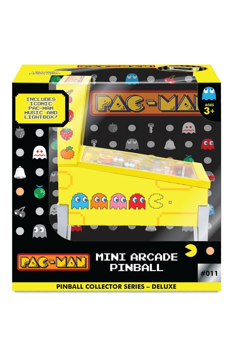 Pac-Man Mini Arcade Pinball, Deluxe Collector Series, Kids 3+, Main, color, Multicolored