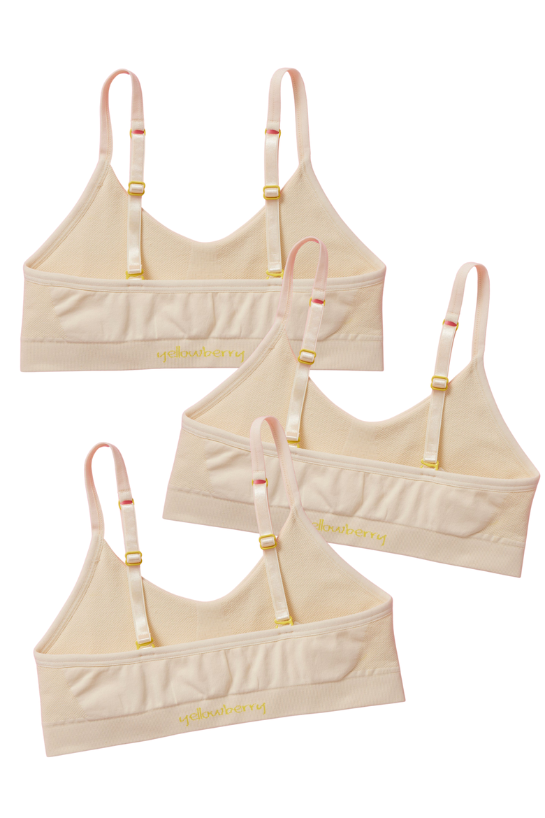 Tulip Seamless Bra 3PK, Alternate, color, Doe