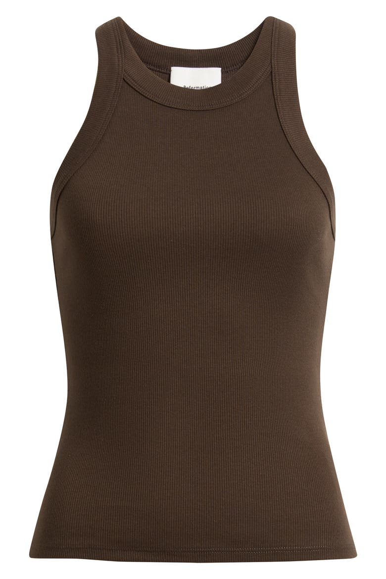 Tasha Rib Tank, Alternate, color, MOLE