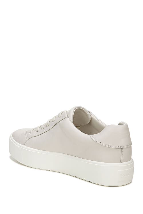 Vince Benfield Leather Platform Sneaker In White
